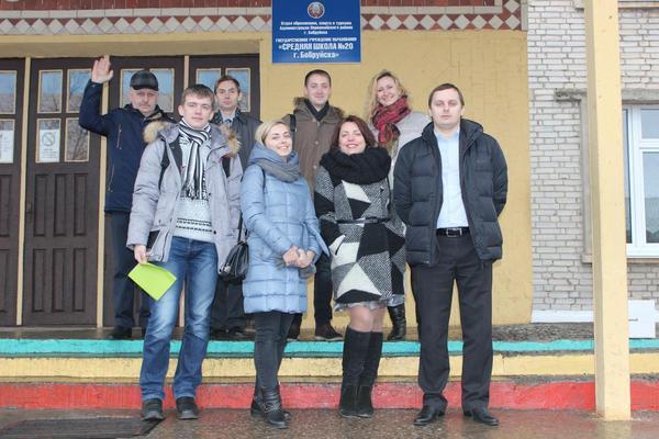 Сотрудники и студенты ГГТУ им. П.О. Сухого посетили школу №20 г.Бобруйска